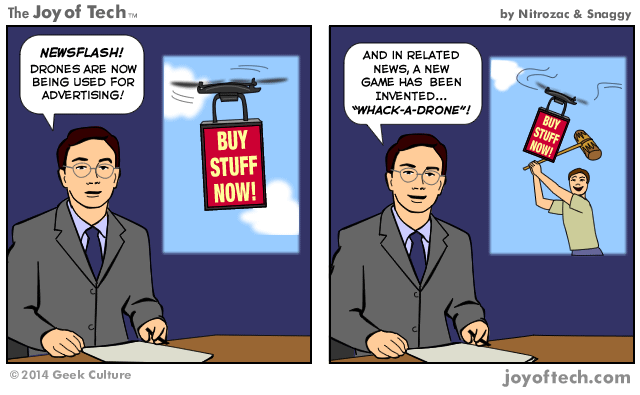 Drone-vertising!