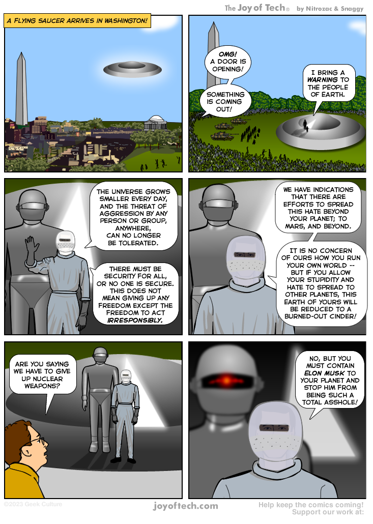 Klaatu's Message to Earth